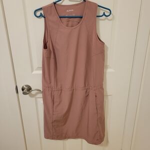 Women's Pink Sleeveless Dress